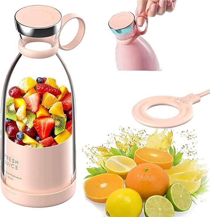 MIXEN Fresh Juice Portable Blender, 350ML  Mini Juicer Travel/School/Office/Workout/Travel Use