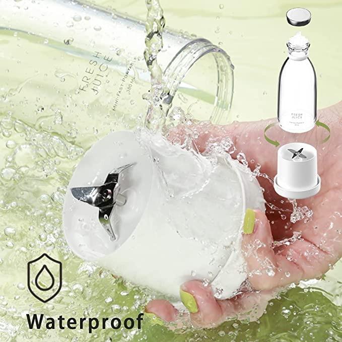 MIXEN Fresh Juice Portable Blender, 350ML  Mini Juicer Travel/School/Office/Workout/Travel Use